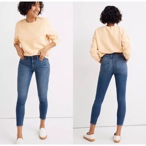 Madewell Curvy High-Rise Skinny Crop Jeans in Dalstrom Wash
